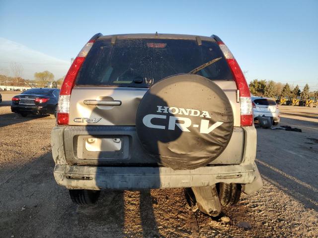 JHLRD68886C028714 - 2006 HONDA CR-V EX TAN photo 6