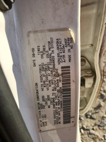 JT3HN86R110325528 - 2001 TOYOTA 4RUNNER SR5 თეთრი ფოტო 13