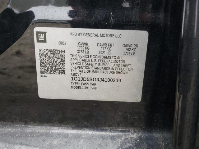 1G1JD5SG3J4100239 - 2018 CHEVROLET SONIC LT Qara foto 12