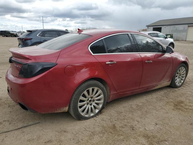 2G4GV5GV9C9179482 - 2012 BUICK REGAL GS RED photo 3