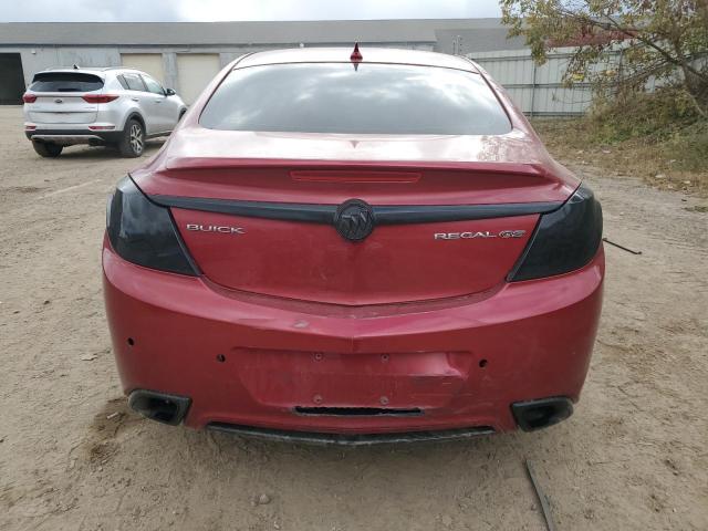 2G4GV5GV9C9179482 - 2012 BUICK REGAL GS RED photo 6