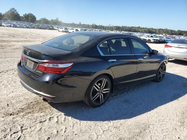 1HGCR2F59GA209034 - 2016 HONDA ACCORD SPORT BLACK photo 3
