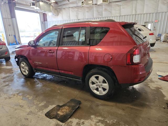 1C4NJCBA3ED812354 - 2014 JEEP COMPASS SPORT BURGUNDY photo 2
