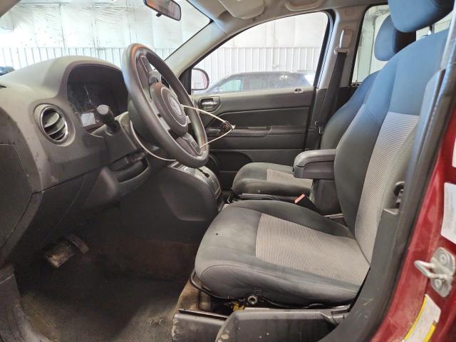 1C4NJCBA3ED812354 - 2014 JEEP COMPASS SPORT BURGUNDY photo 7