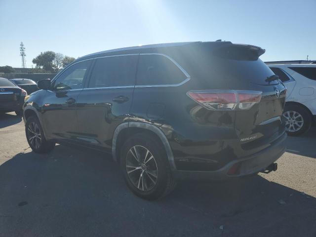 5TDKKRFH5GS127340 - 2016 TOYOTA HIGHLANDER XLE BLACK photo 2