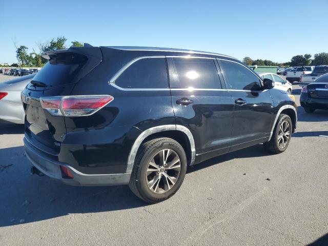 5TDKKRFH5GS127340 - 2016 TOYOTA HIGHLANDER XLE BLACK photo 3