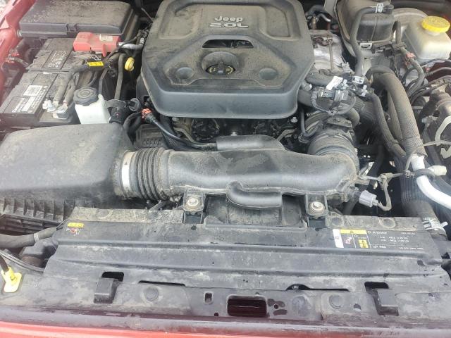 1C4HJXEN9MW536171 - 2021 JEEP WRANGLER U SAHARA RED photo 11