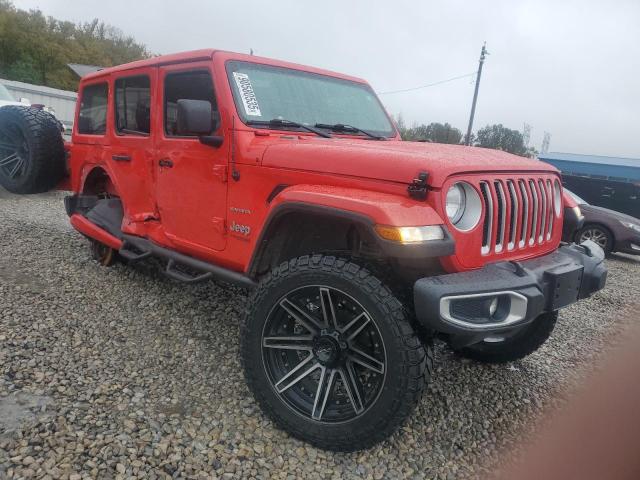 1C4HJXEN9MW536171 - 2021 JEEP WRANGLER U SAHARA RED photo 4