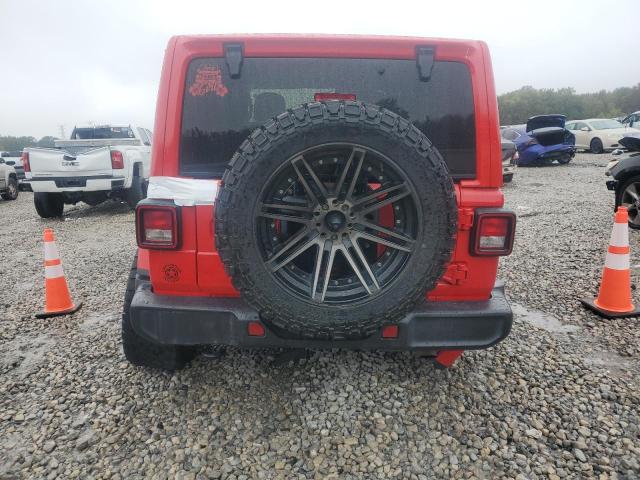 1C4HJXEN9MW536171 - 2021 JEEP WRANGLER U SAHARA RED photo 6