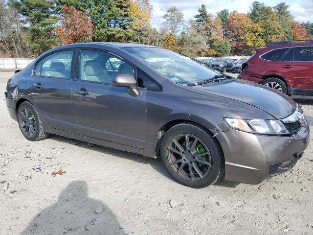 1HGFA16509L004076 - 2009 HONDA CIVIC LX GRAY photo 4