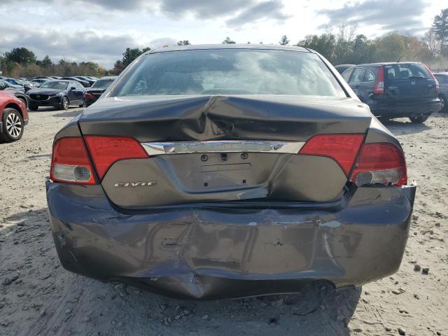 1HGFA16509L004076 - 2009 HONDA CIVIC LX GRAY photo 6
