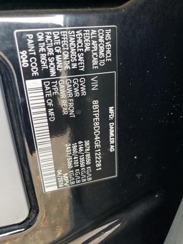 8BTPE8DD4GE122281 - 2016 MERCEDES-BENZ SPRINTER 2500 黑色 照片 13