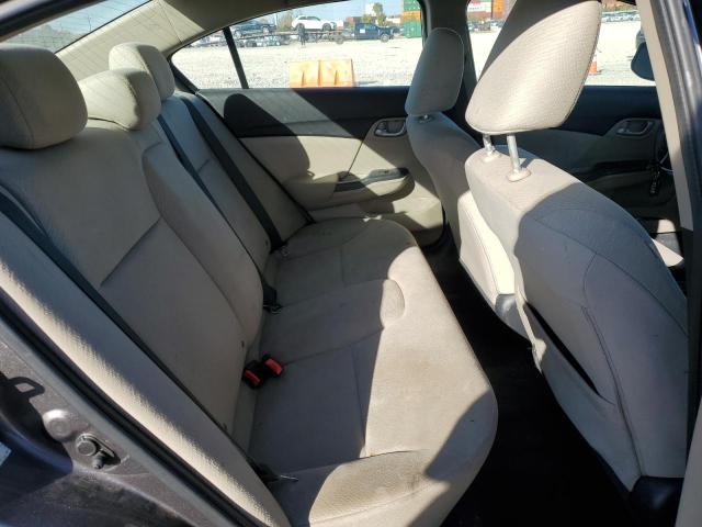 19XFB2F51DE022301 - 2013 HONDA CIVIC LX CHARCOAL photo 10