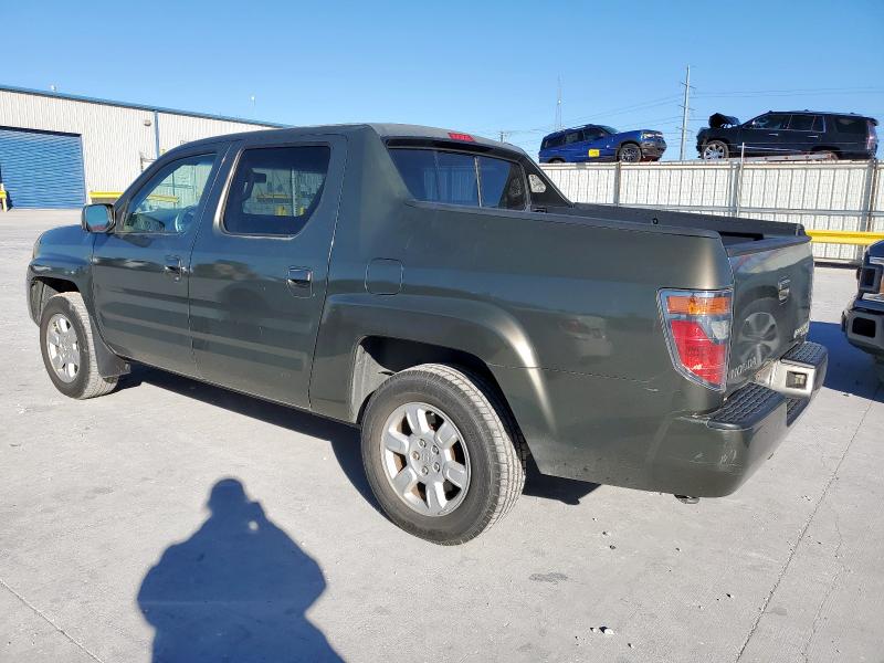 2HJYK16546H562764 - 2006 HONDA RIDGELINE RTL GREEN photo 2