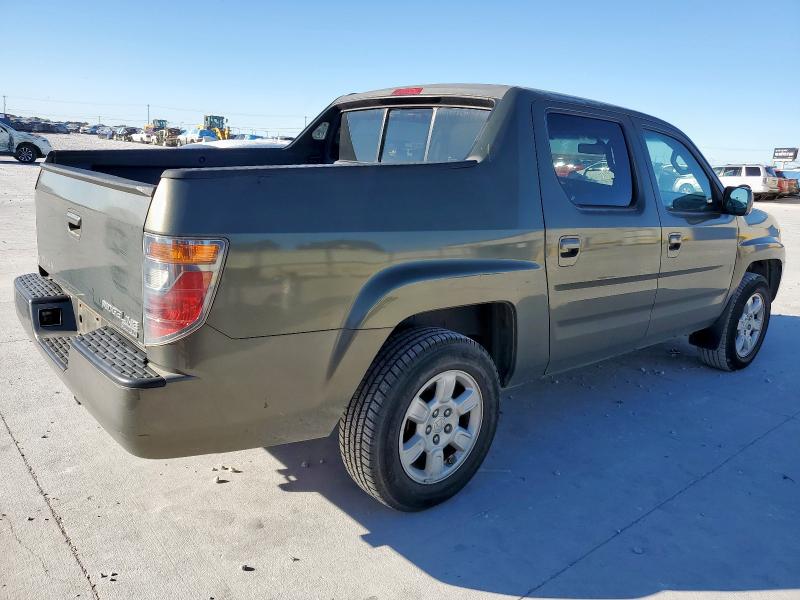 2HJYK16546H562764 - 2006 HONDA RIDGELINE RTL GREEN photo 3