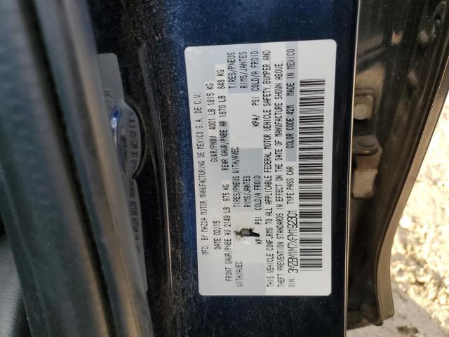 3MZBM1M7XFM192301 - 2015 MAZDA 3 GRAND TOURING أزرق صورة 12