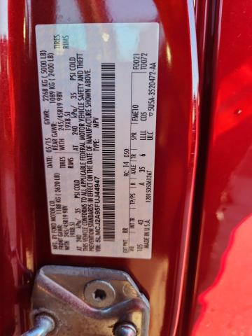 5LMCJ2A95FUJ44947 - 2015 LINCOLN MKC RED photo 13