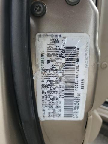 4T1BF28B83U294958 - 2003 TOYOTA AVALON XL TAN photo 12