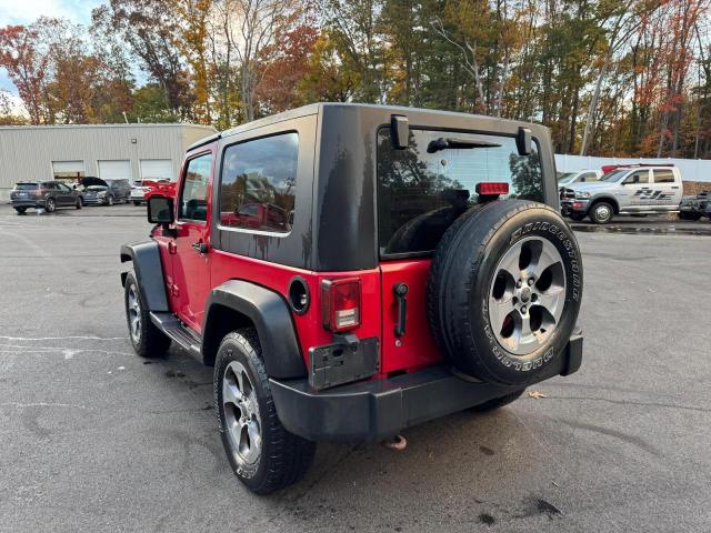 1J4AA2D12AL111756 - 2010 JEEP WRANGLER SPORT RED photo 2