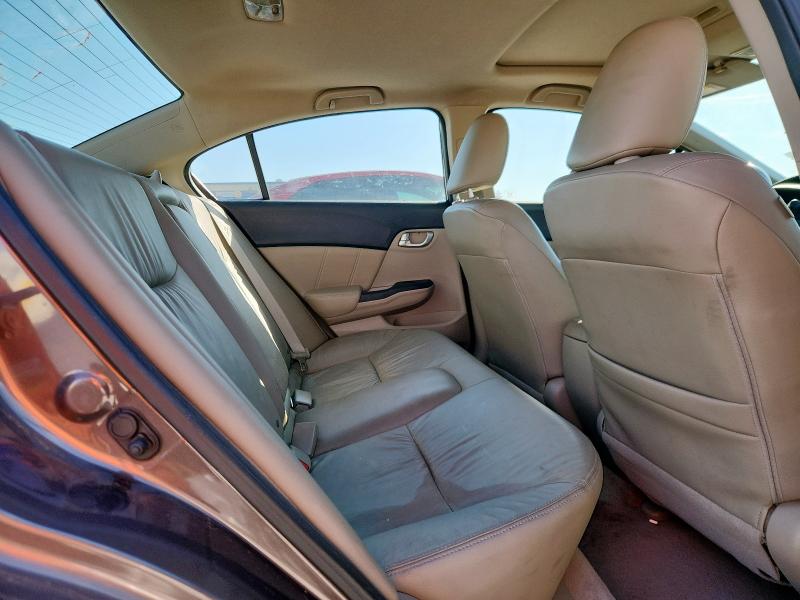 2HGFB2F97CH550268 - 2012 HONDA CIVIC EXL 棕色 照片 10