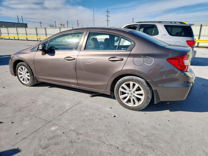 2HGFB2F97CH550268 - 2012 HONDA CIVIC EXL 棕色 照片 2