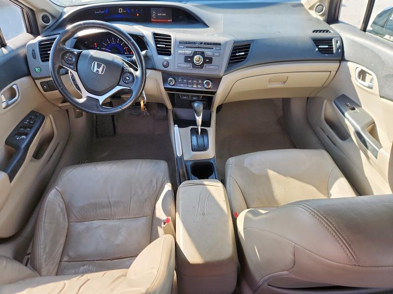 2HGFB2F97CH550268 - 2012 HONDA CIVIC EXL 棕色 照片 8