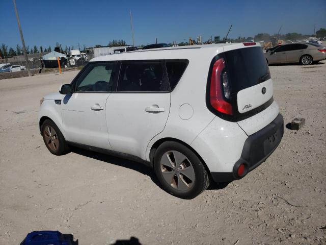 KNDJN2A25F7132849 - 2015 KIA SOUL WHITE photo 2