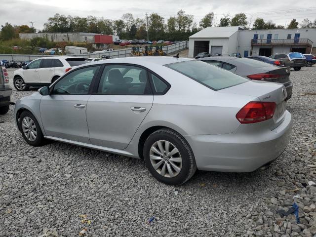 1VWAH7A37CC095848 - 2012 VOLKSWAGEN PASSAT S SILVER photo 2