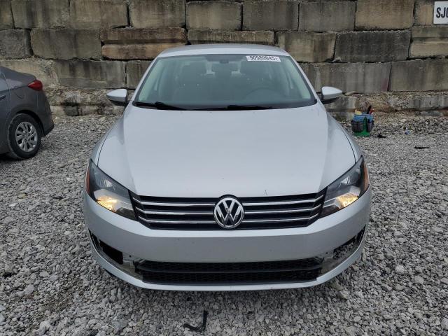 1VWAH7A37CC095848 - 2012 VOLKSWAGEN PASSAT S SILVER photo 5
