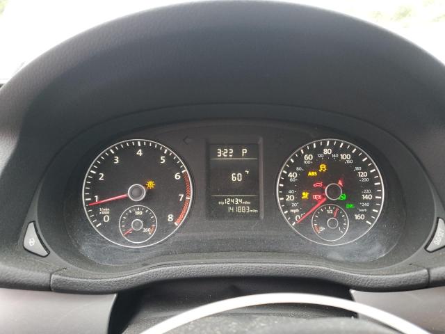 1VWAH7A37CC095848 - 2012 VOLKSWAGEN PASSAT S SILVER photo 9