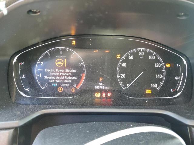 1HGCV2F95LA016615 - 2020 HONDA ACCORD TOURING SILVER photo 9