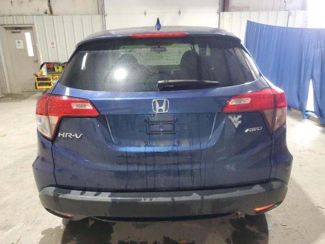 3CZRU6H56GM712920 - 2016 HONDA HR-V EX ლურჯი ფოტო 6