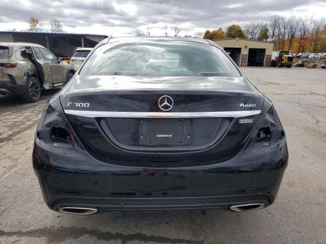 55SWF4KB8FU011089 - 2015 MERCEDES-BENZ C 300 4MATIC BLACK photo 6