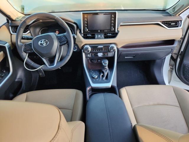 JTMN1RFV1KD043459 - 2019 TOYOTA RAV4 LIMITED WHITE photo 8