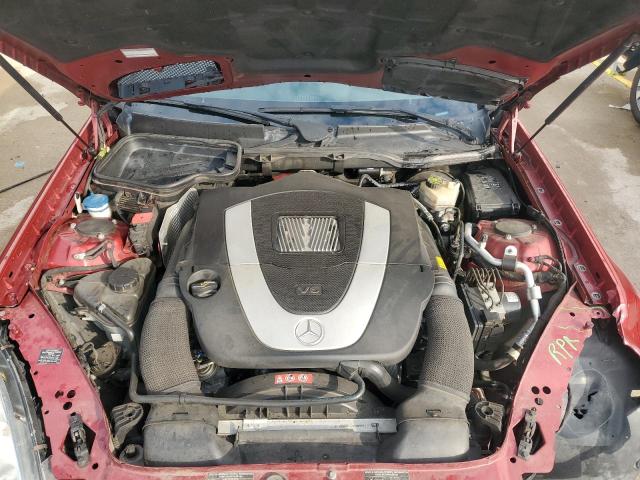 WDBWK54F46F106133 - 2006 MERCEDES-BENZ SLK 280 BURGUNDY photo 11