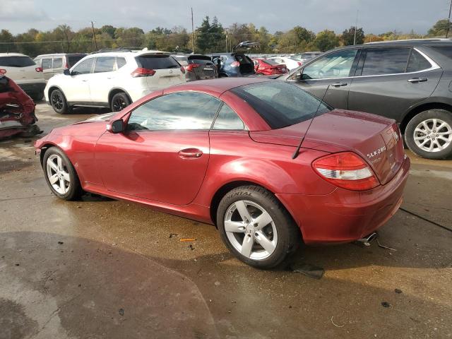 WDBWK54F46F106133 - 2006 MERCEDES-BENZ SLK 280 BURGUNDY photo 2