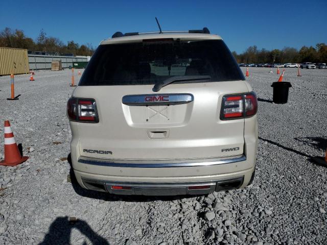 1GKKVTKD1EJ349329 - 2014 GMC ACADIA DENALI WHITE photo 6
