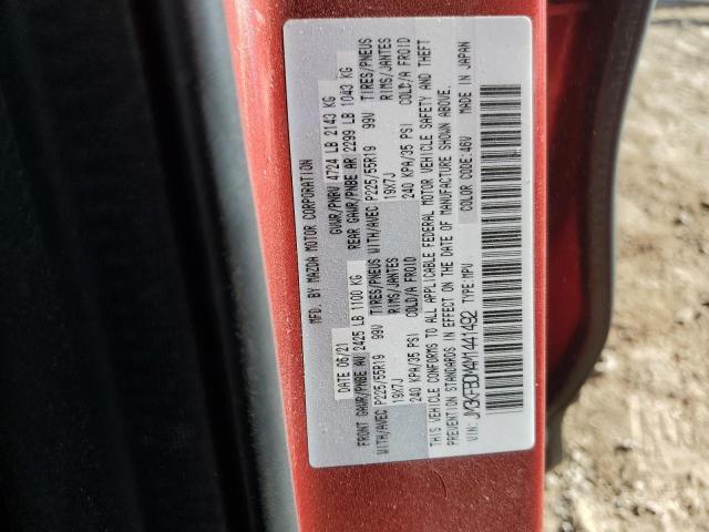 JM3KFBDM4M1441492 - 2021 MAZDA CX-5 GRAND TOURING RED photo 13