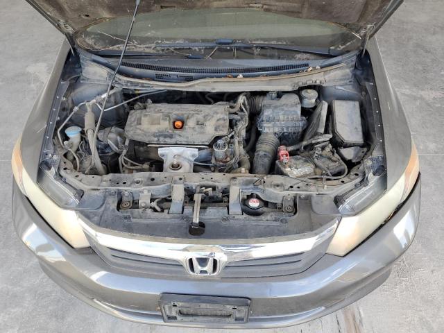 19XFB2F56CE389001 - 2012 HONDA CIVIC LX ნაცრისფერი ფოტო 11