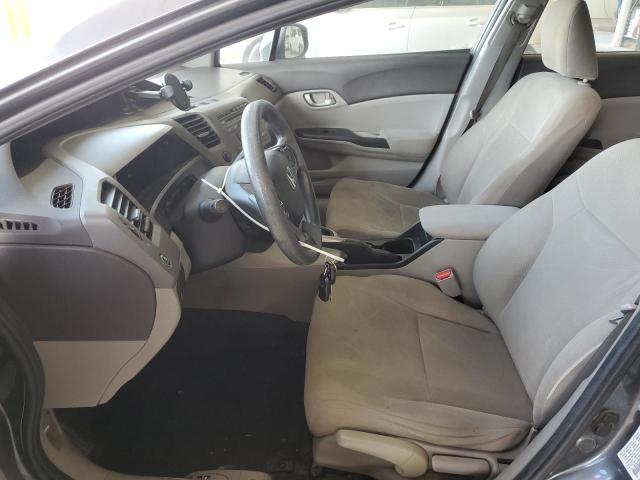 19XFB2F56CE389001 - 2012 HONDA CIVIC LX ნაცრისფერი ფოტო 7
