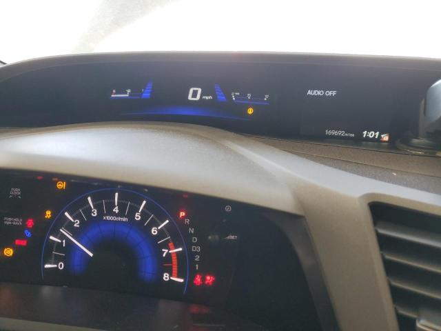 19XFB2F56CE389001 - 2012 HONDA CIVIC LX ნაცრისფერი ფოტო 9