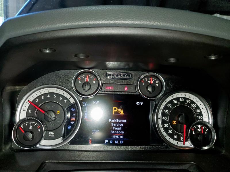 3C6RR6LT3HG573494 - 2017 RAM 1500 SLT BLACK photo 9