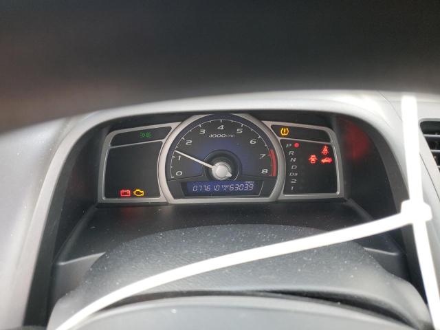 2HGFG126X8H534046 - 2008 HONDA CIVIC LX SILVER photo 9