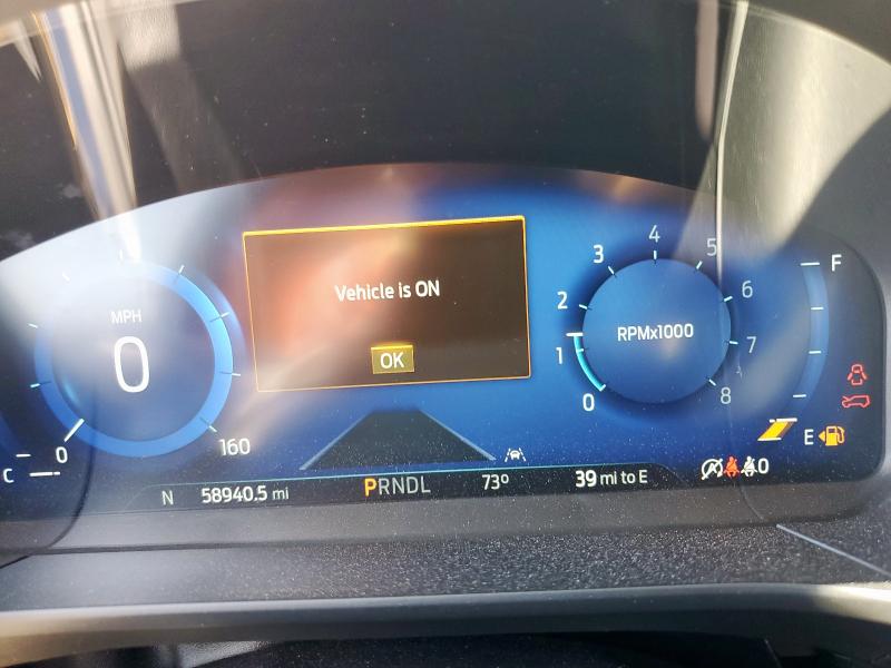 1FMCU0H65MUB08666 - 2021 FORD ESCAPE SEL BLUE photo 9