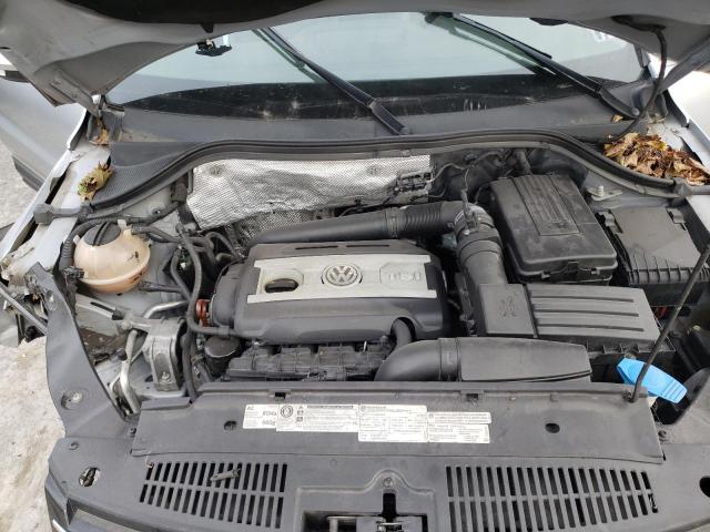 WVGBV7AX6CW596260 - 2012 VOLKSWAGEN TIGUAN S Srebrny zdjęcie 12