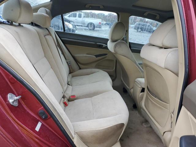 1HGFA16867L076536 - 2007 HONDA CIVIC EX RED photo 10