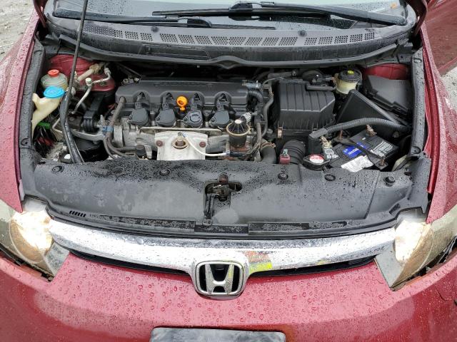 1HGFA16867L076536 - 2007 HONDA CIVIC EX RED photo 11