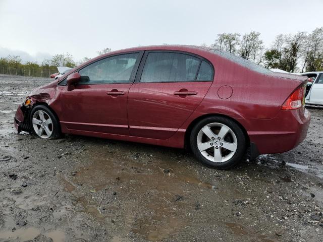 1HGFA16867L076536 - 2007 HONDA CIVIC EX RED photo 2