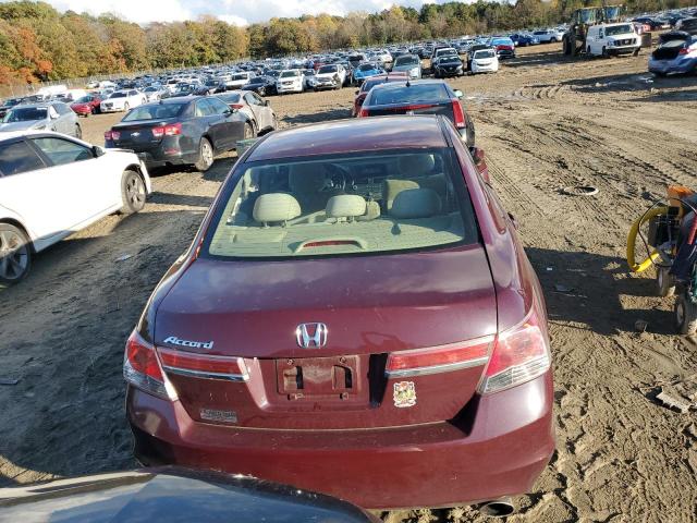 1HGCP2F43BA122171 - 2011 HONDA ACCORD LXP BURGUNDY photo 6