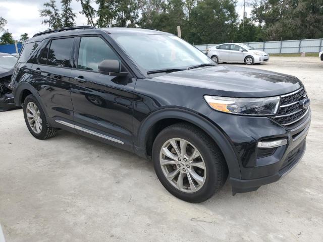 1FMSK8DH5MGA48524 - 2021 FORD EXPLORER XLT 黑色 照片 4